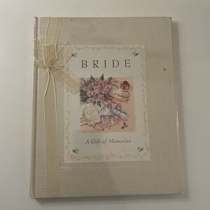 Bride: A Book of Memories book - new with plastic protective cover - great gift